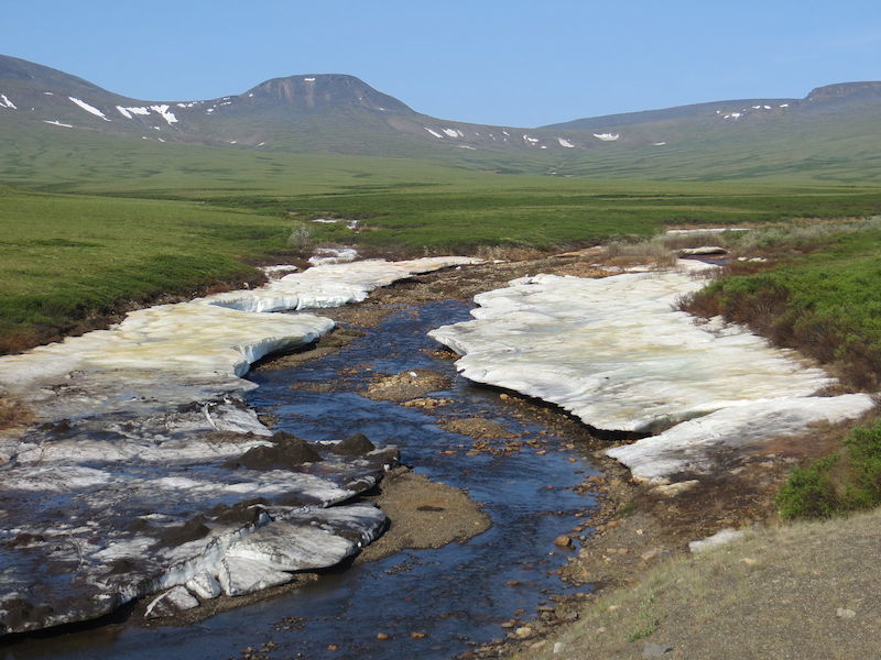 Arctic River Ice, Northwest Territories, Canada